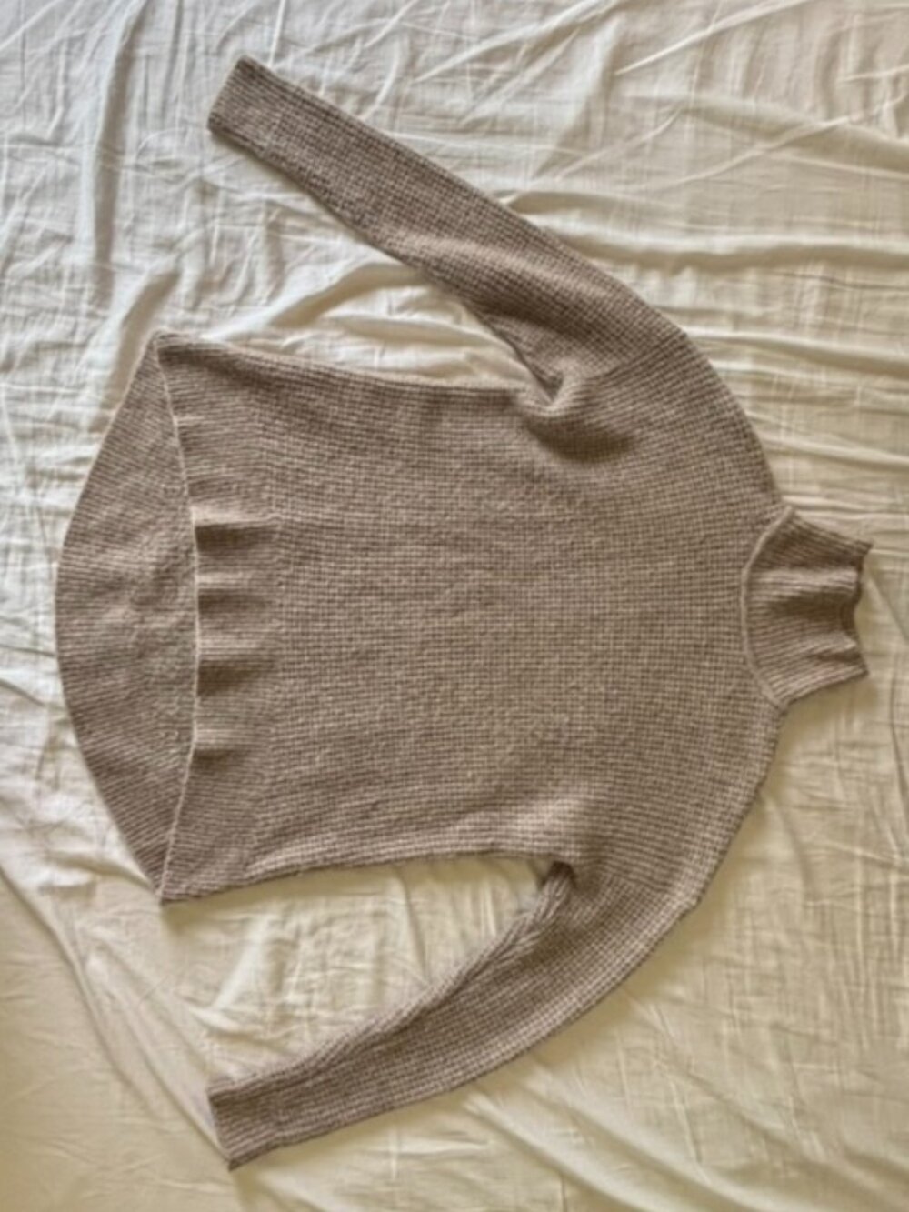 Madewell Tan Turtleneck Sweater